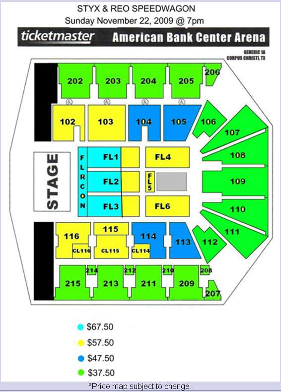 Choctaw Casino Durant Seating Chart