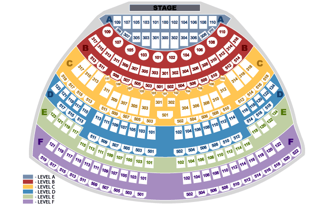 Grand Sierra Resort And Casino Seating Chart