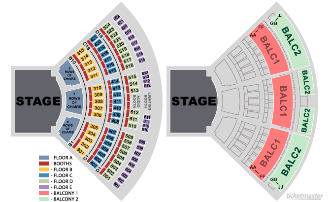 Sugarloaf Mountain Amphitheatre Seating Chart