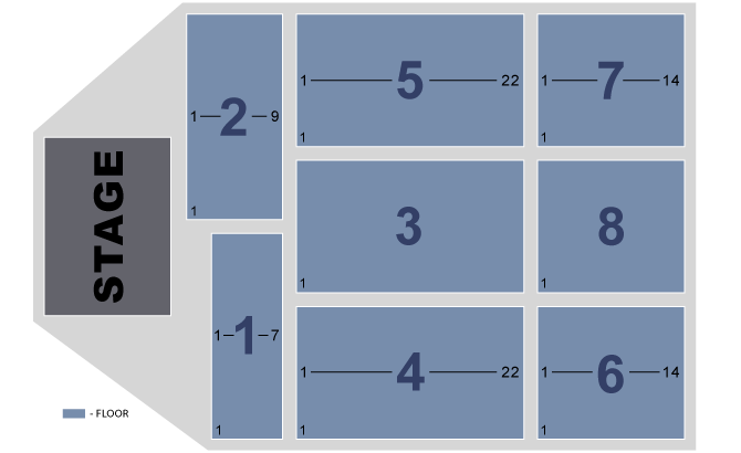 Stone Pony Seating Chart