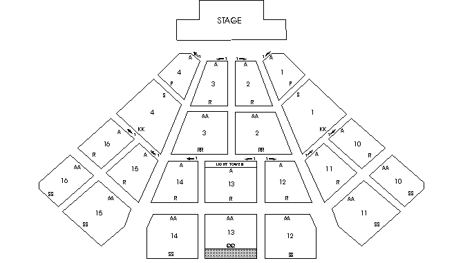 Grand Exposition Hall Seating Chart