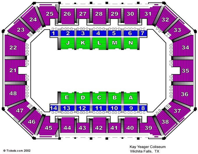 Yeager Coliseum Seating Chart