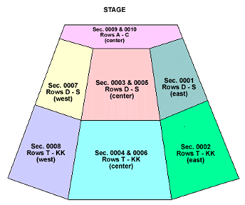 Stone Pony Seating Chart