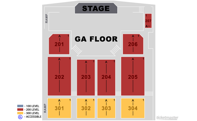 Paradise Rock Club Seating Chart