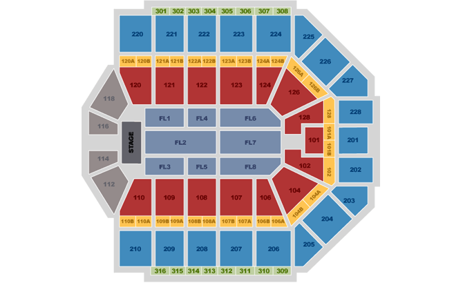 Greeley Independence Stampede Seating Chart