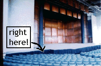 Here's my seat!